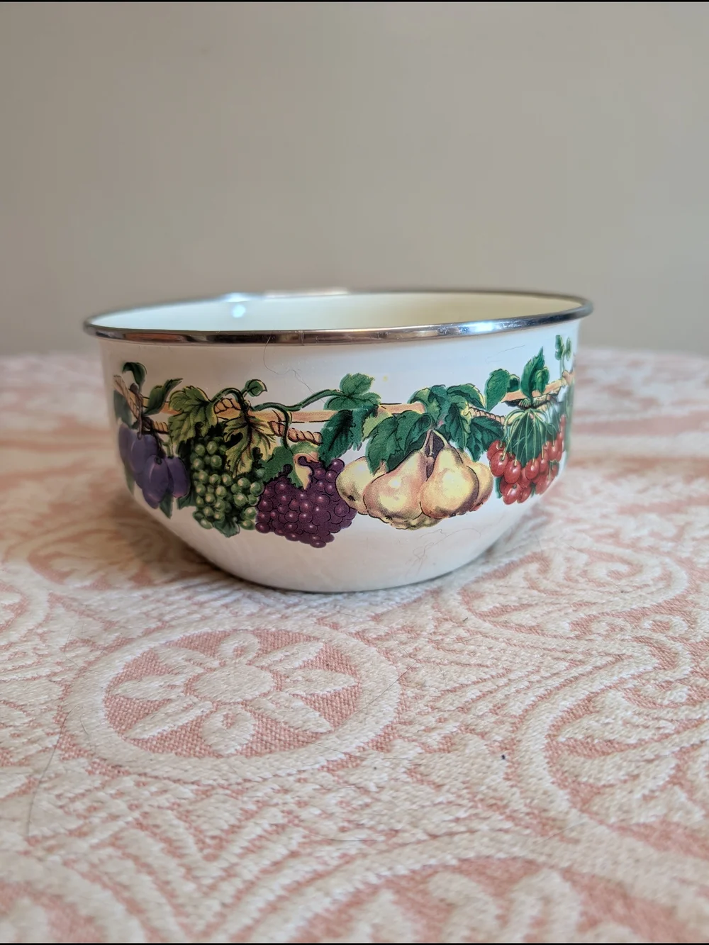 Vintage Ceramic Coated Bowl
